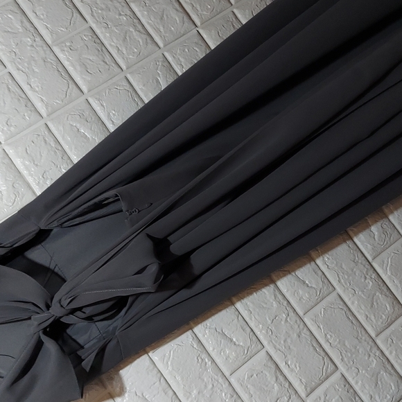 Azazie Everett Dress Steel Gray Size 8 - Picture 10 of 16